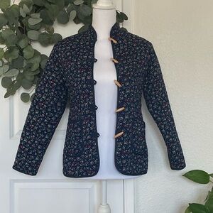 Floral Navy Women's Jacket